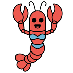 OnlyClaws lobster mascot